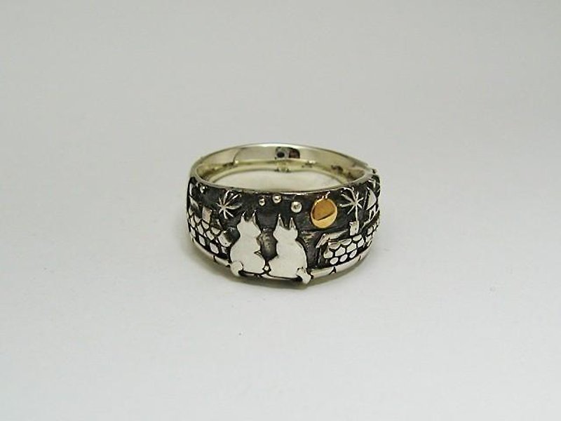 Moon Promise Silver Ring