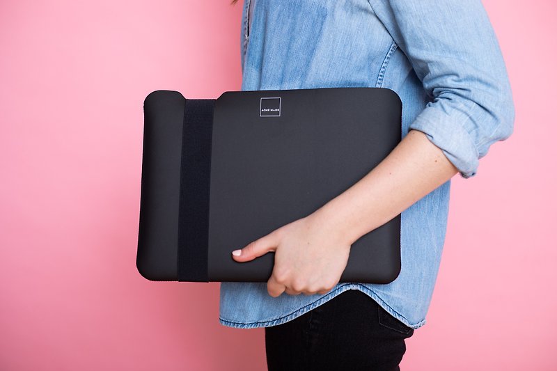 Acme Made SKINNY SLEEVE - XXL - กระเป๋าแล็ปท็อป - วัสดุอื่นๆ สีดำ