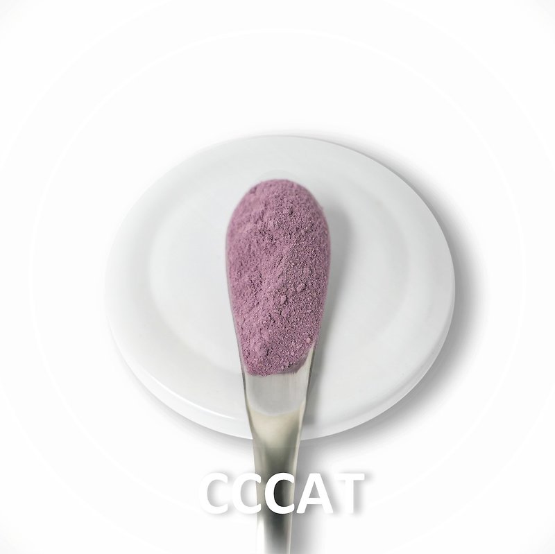 CCCAT 紫地瓜凍乾粉 - 腸胃保養 - 貓/狗罐頭/鮮食 - 玻璃 紫色