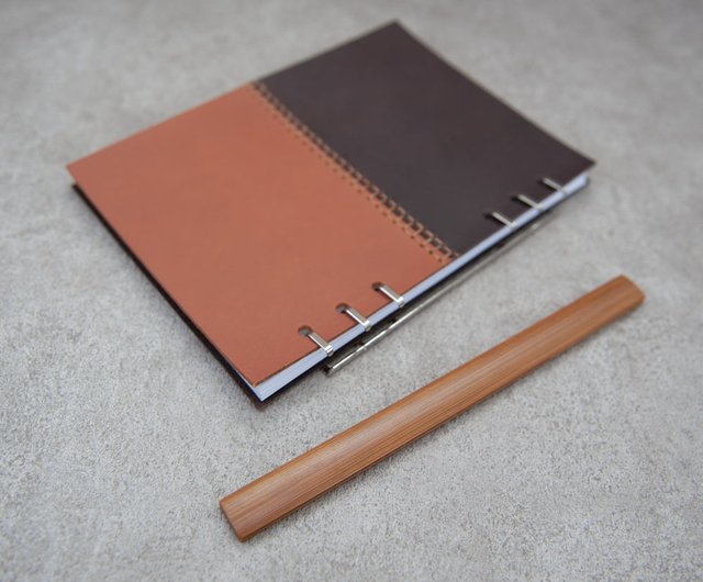本革　ハンドメイド A5サイズルーズリーフカバー 楽天市場】【A5】手帳カバー A5 革 栃木レザー【 A5手帳 A5