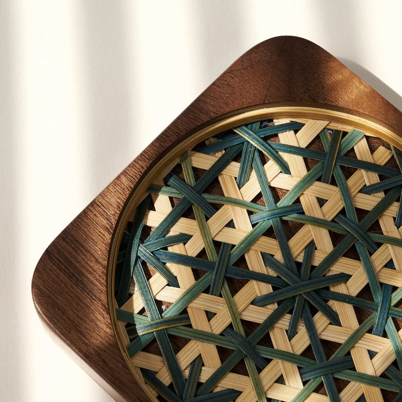 Limited Edition | MIT Artisan Handmade Bamboo Woven Coaster - Giftable & Customizable - ที่รองแก้ว - ไม้ไผ่ 