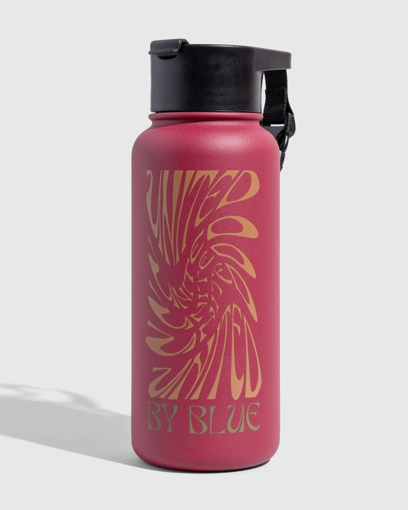 United by Blue 707-277 不鏽鋼保溫瓶 32oz / 346-酒紅 - 保溫瓶/保溫杯 - 不鏽鋼 紅色
