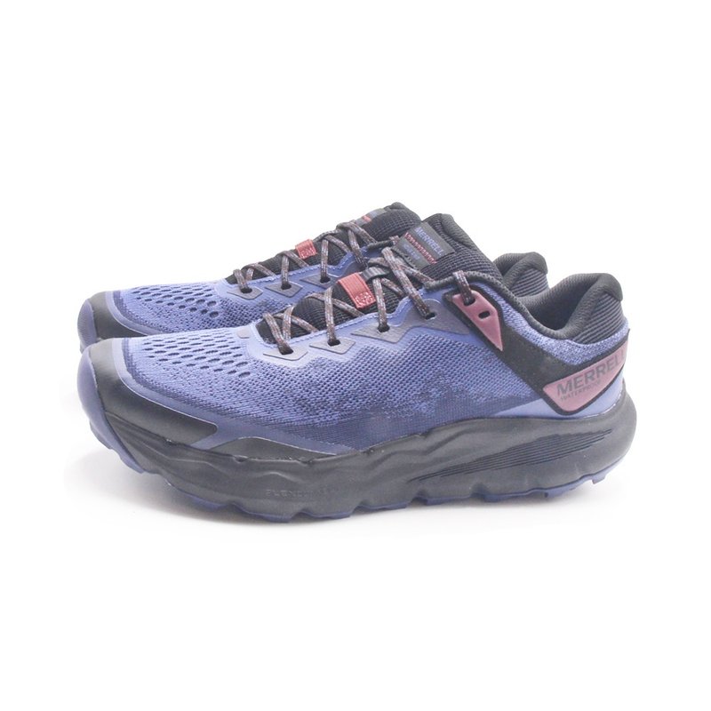 MERRELL NOVA 4 WP Lightweight Outdoor Trail Hiking Shoes Men's - Blue-purple - รองเท้าวิ่งผู้ชาย - วัสดุอื่นๆ 