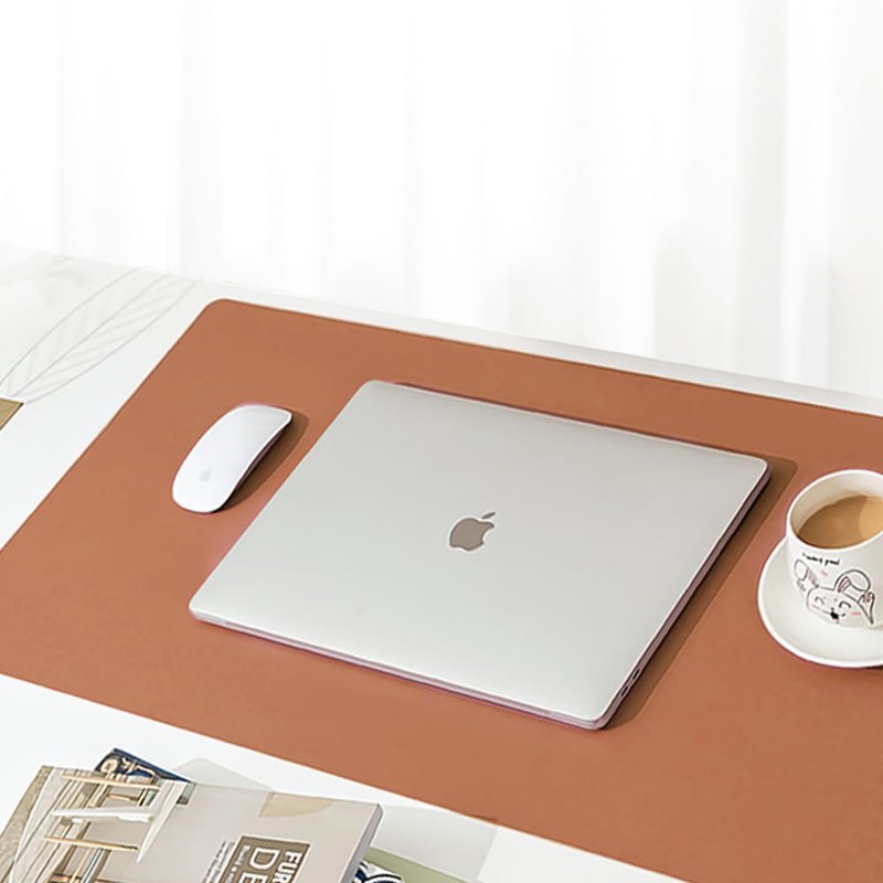 80x40CM European Simple Texture Leather Waterproof Table Mat-Brown - Other Furniture - Waterproof Material 