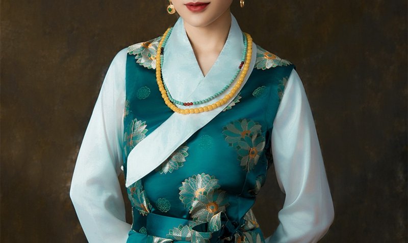 特惠-限量款 新中式復古藏裝 花塢春曉 美絕春博拉裙 - 裙子/長裙 - 其他材質 多色