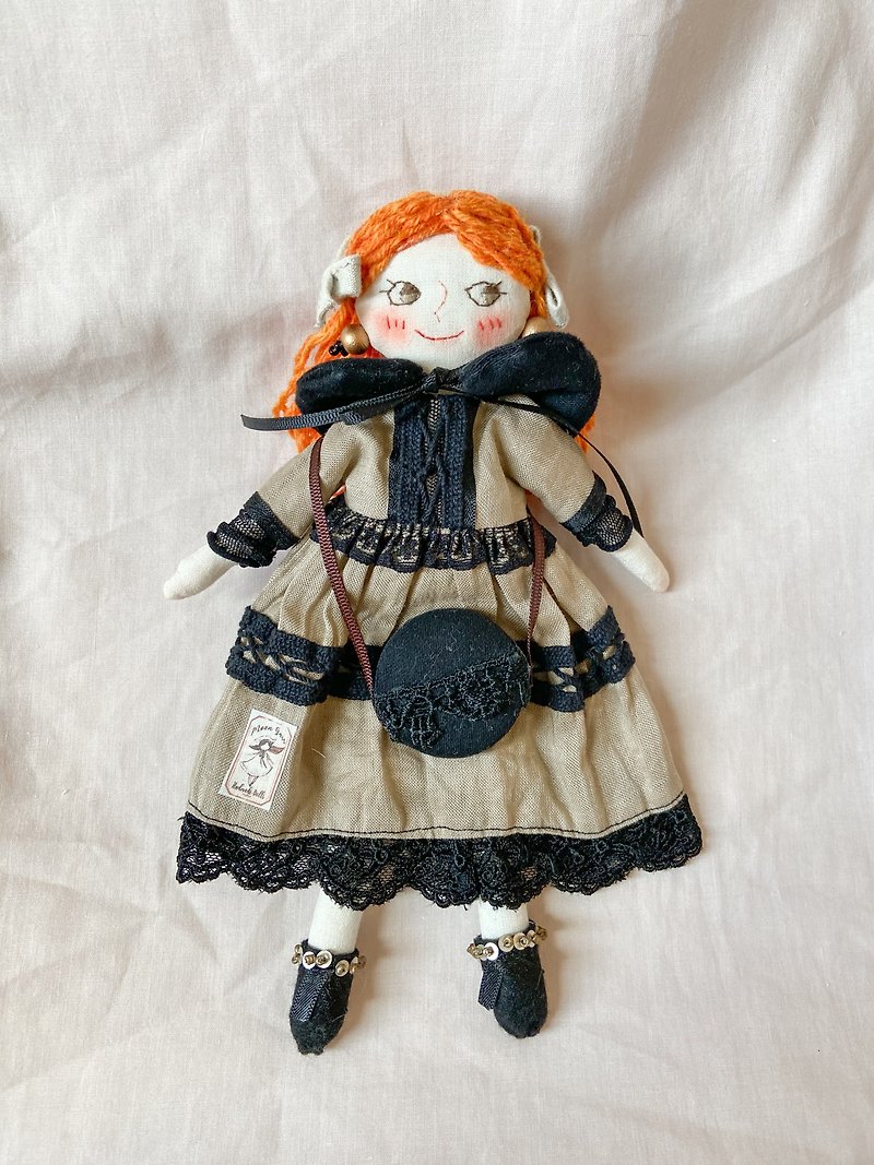 Doll charm - Stuffed Dolls & Figurines - Cotton & Hemp Khaki