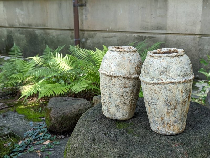 山令頁 - 仿古水泥花器 - 花瓶/花器 - 水泥 