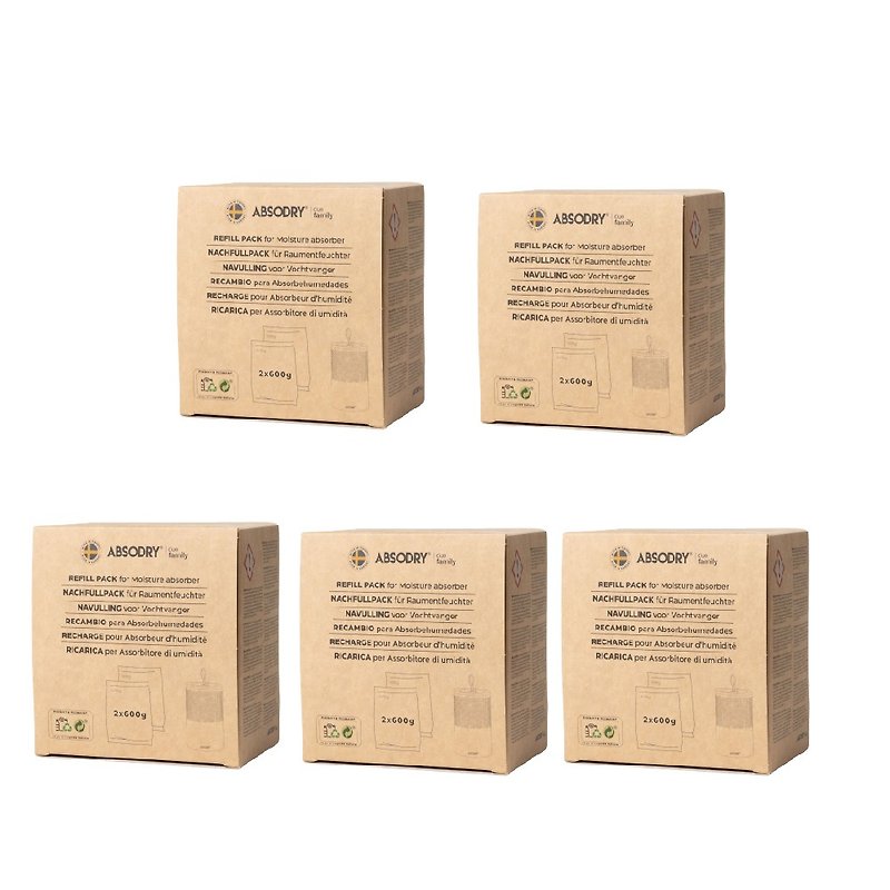 瑞典 Absodry 除濕劑補充包 5盒 - 其他家用電器 - 其他材質 綠色