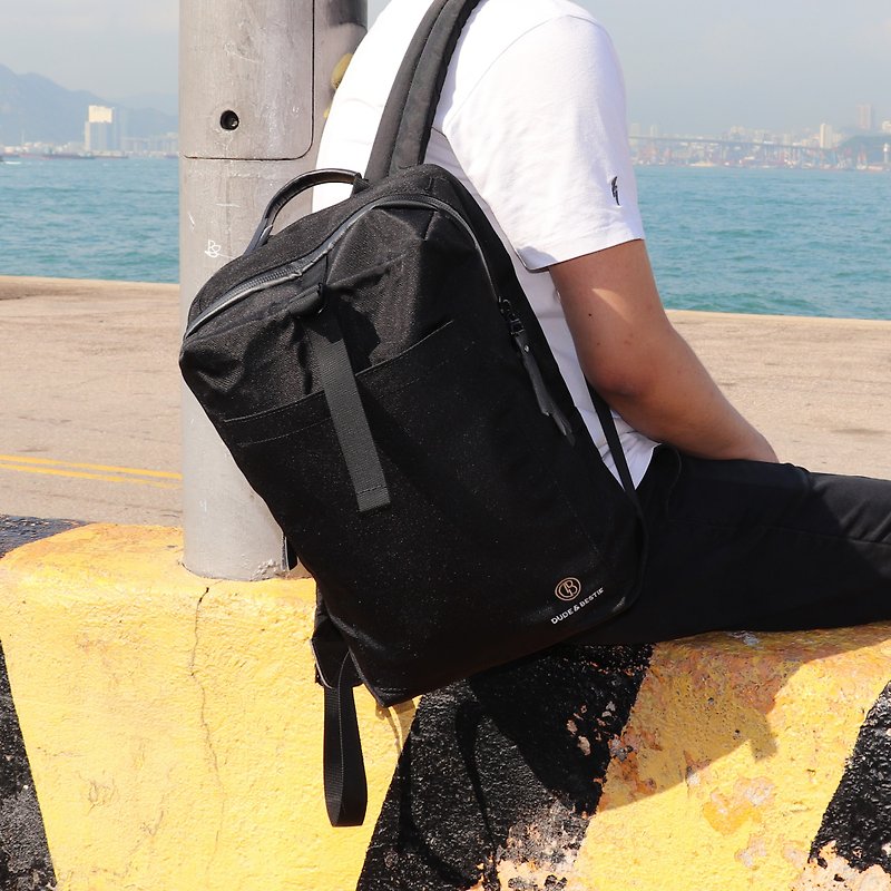 Casal Men Backpack laptop school travel waterproof - Hull Black