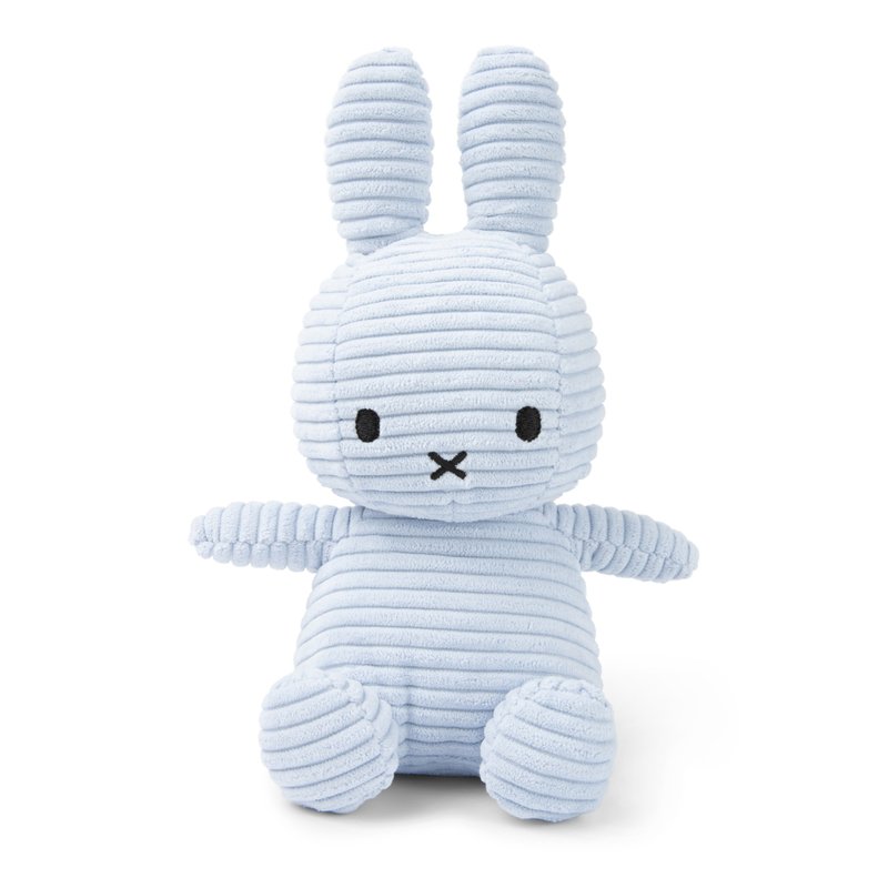 Bon Ton Toys | Miffy 米飛兔 燈芯絨娃娃 冰藍 23cm - 公仔/玩偶 - 其他材質 藍色
