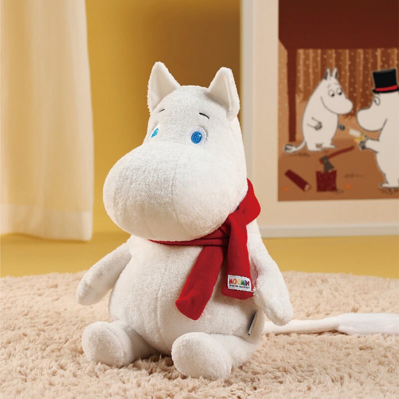 【MOOMIN】Plush doll Moomin plush doll comes in three sizes - Stuffed Dolls & Figurines - Cotton & Hemp 