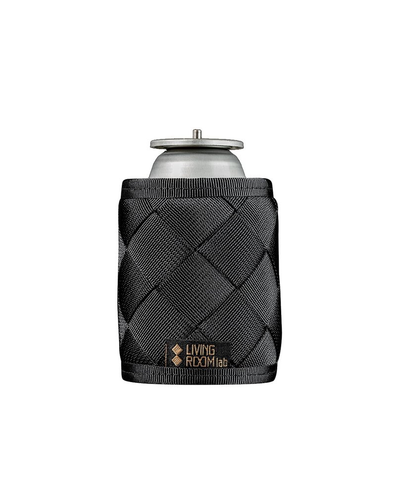 MINI SCEPTER 手工編織 瓦斯罐套 - 露營用品 - 尼龍 黑色
