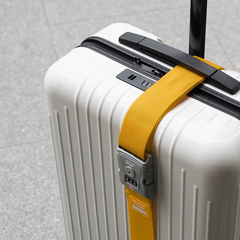 BON VOYAGE | 2 Inch TSA LUGGAGE BELT - Yellow - Luggage & Luggage Covers - Other Materials Yellow
