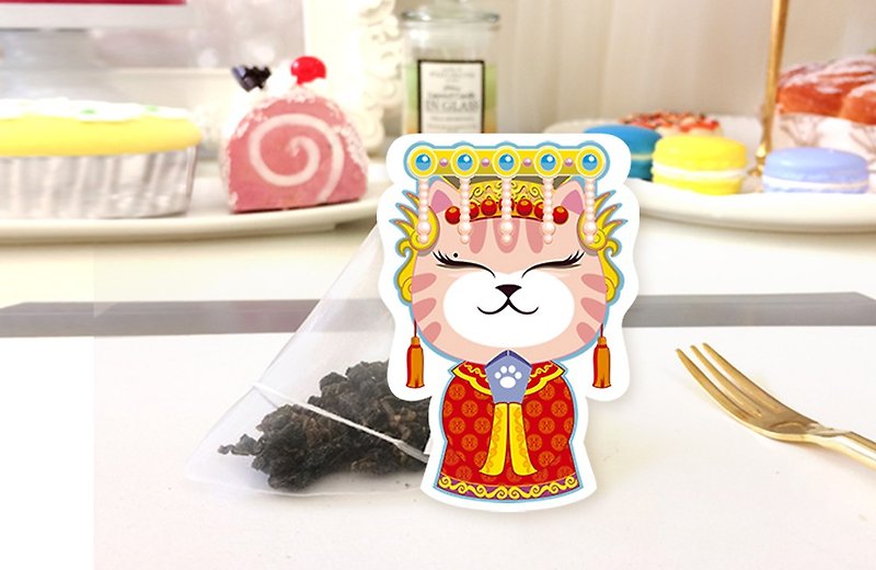 Cat obsessed tea・Miao Mazu Yushou tea bag Japanese cute handmade cat shape tea bag creative wedding small object birthday gift holiday gift with souvenir - ชา - อาหารสด สึชมพู