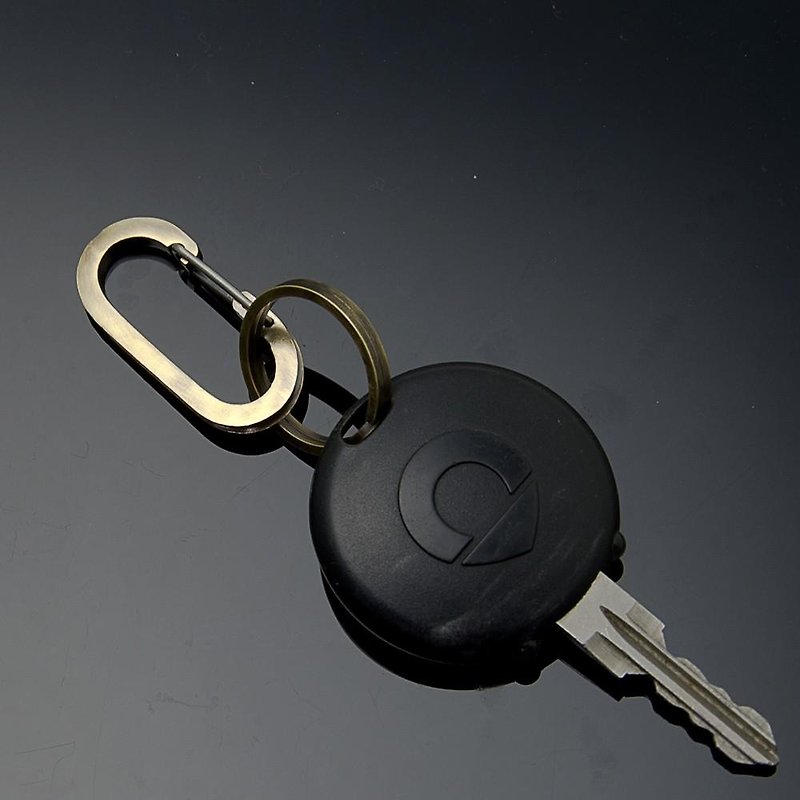 カラビナブラスキーリング [POSITION] LLK-001br【ネコポスOK】 - 鑰匙圈/鑰匙包 - 其他金屬 