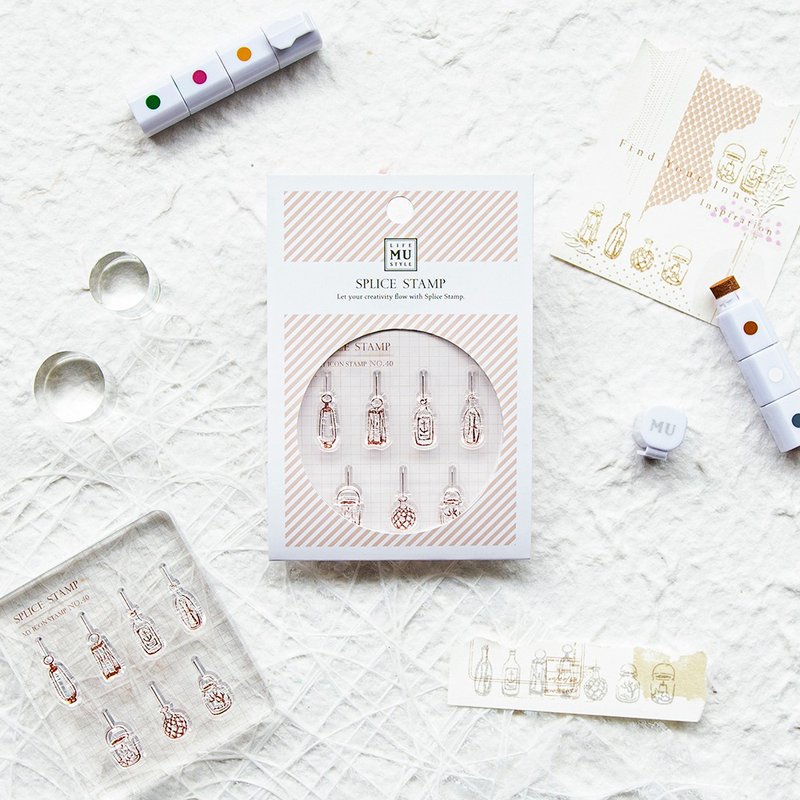 【My Icon Stamp】no.40 | Clear Stamp - Stamps & Stamp Pads - Silicone Transparent