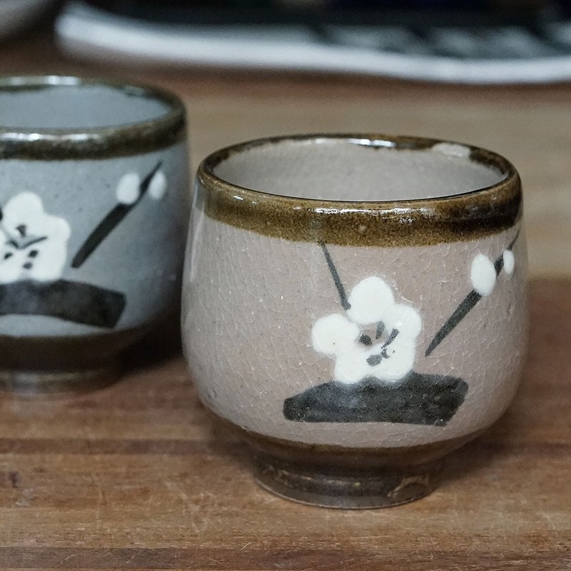 牛戶燒湯吞 - 茶壺/茶杯/茶具 - 陶 白色