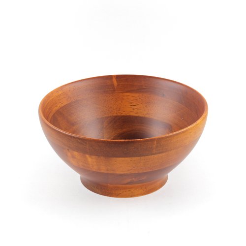 CIAO WOOD 巧木 |巧木| 木製甜湯碗(深木色)/木碗/湯碗/餐碗/凹底碗/橡膠木