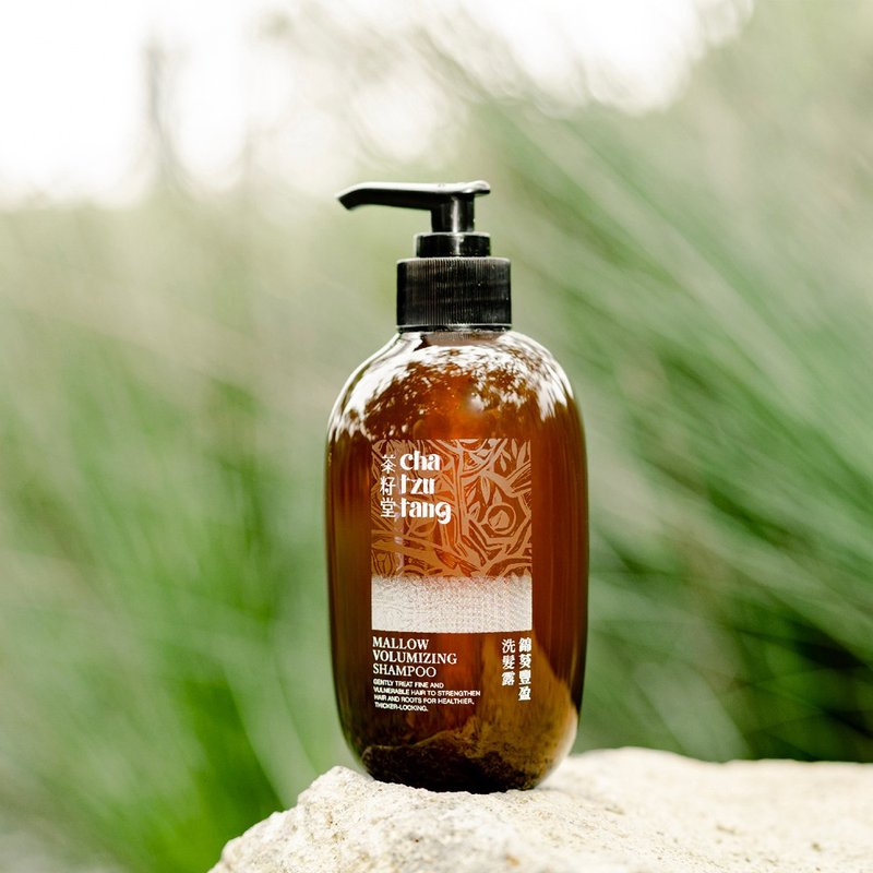 Tea Seed Church Mallow Volumizing Shampoo 330mL 【Suitable for fine, soft and flat hair】 - แชมพู - พืช/ดอกไม้ 