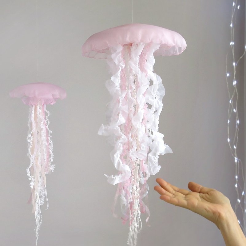 4 colors BIG size Jellyfish mobile ( size:L ) 1pc - ตกแต่งผนัง - วัสดุอื่นๆ หลากหลายสี