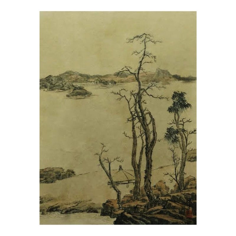 孤境|水墨畫 - 海報/掛畫/掛布 - 紙 