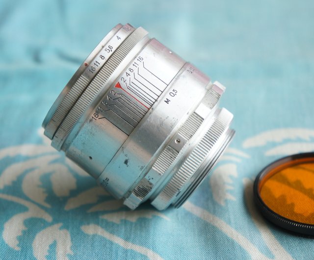 13枚ブレード HELIOS-44 58mm F/2 レンズ 古いM39 ZENITカメラ用