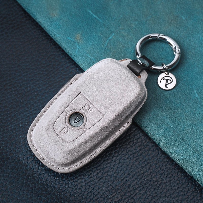 [Ready Stock Version] Ford FORD MK4.5 Mach-E ST Focus Kuga Car Key Leather Case - Keychains - Genuine Leather 