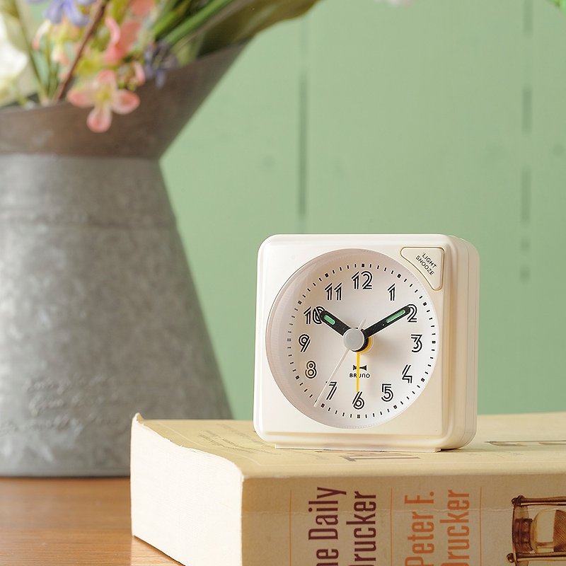 Japan BRUNO Mini handheld alarm clock (white) - Clocks - Other Materials White