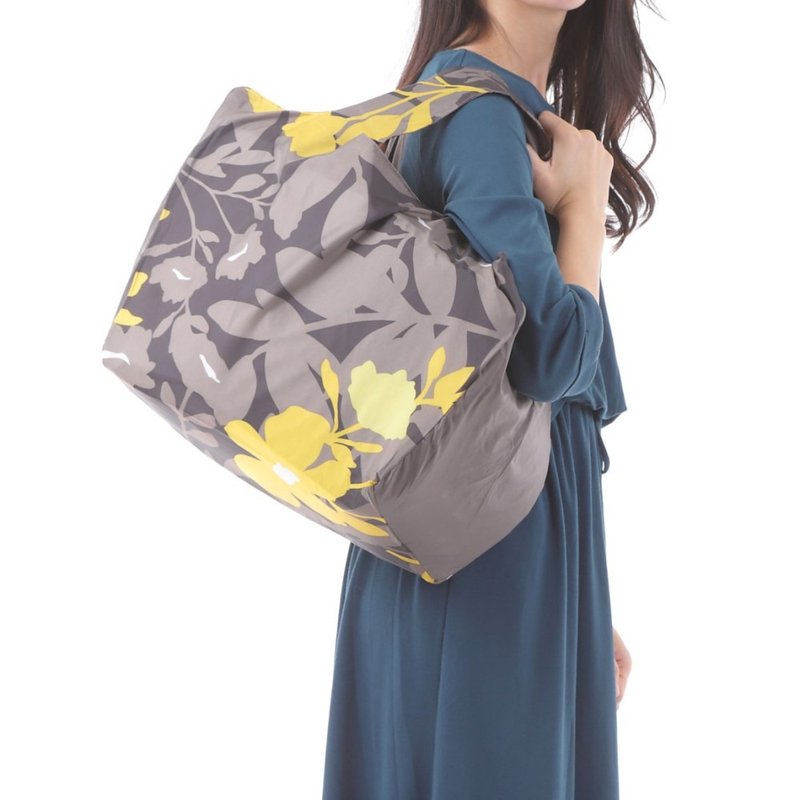 ENVIROSAX Japanese Cooler Reusable Bag- SM5 - กระเป๋าแมสเซนเจอร์ - เส้นใยสังเคราะห์ สีเทา