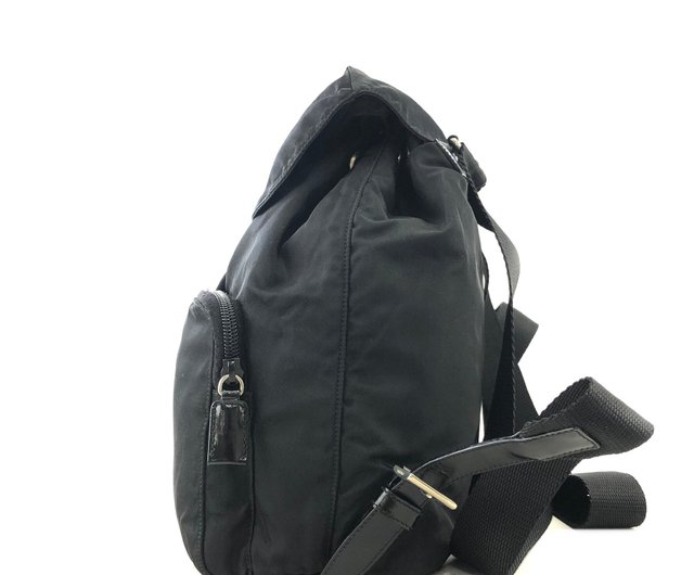 PRADA プラダ 90S トライアングルロゴ レザー リュック バックパック PRADA プラダ 90S トライアングルロゴ レザー リュック バックパック