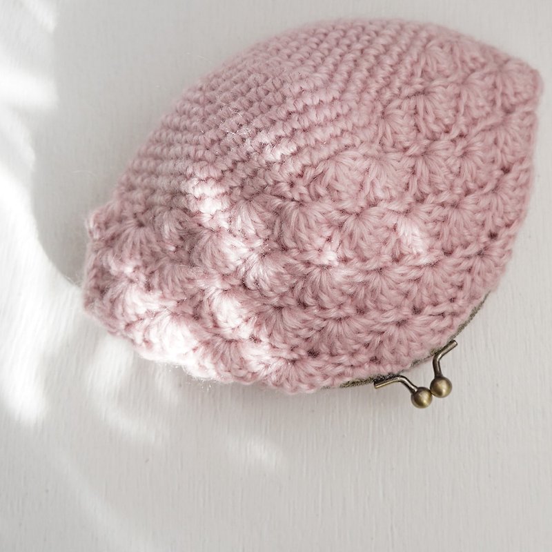 Ba-ba (m) Crochet pouch No.C1742 - ポーチ - その他の素材 ピンク
