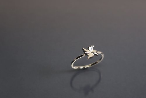 Maple jewelry design 鏡射系列-風車設計925銀戒