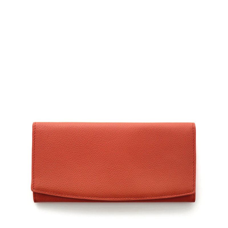 Arch long clip-orange - Wallets - Genuine Leather Orange