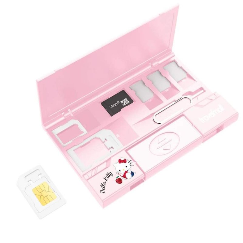 HELLO KITTY ULTRA SLIM MULTI-STORAGE SIM CARD ORGANIZER - Gadgets - Other Materials Pink
