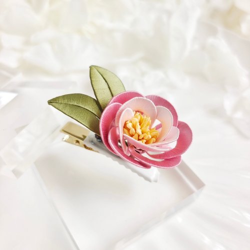 Hakula Matata 小玫瑰髮夾 小清新髮夾 胸針 纏花 春仔花