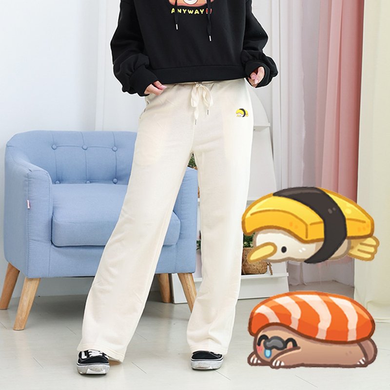 [ELASTI X Unfriendly Fantastic Animal Joint Name] Casual Series - Strappy Casual Pants - Women's Pants - Polyester 