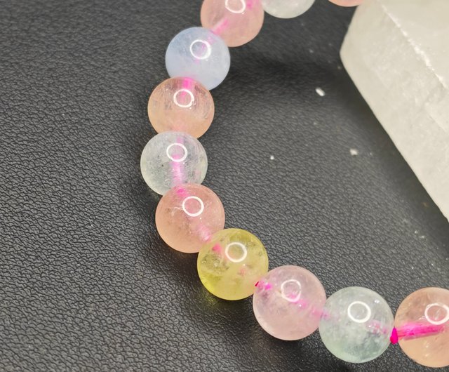 モルガナイト ブラジル産 8.5mm ブレスレット 天然石 Morganite