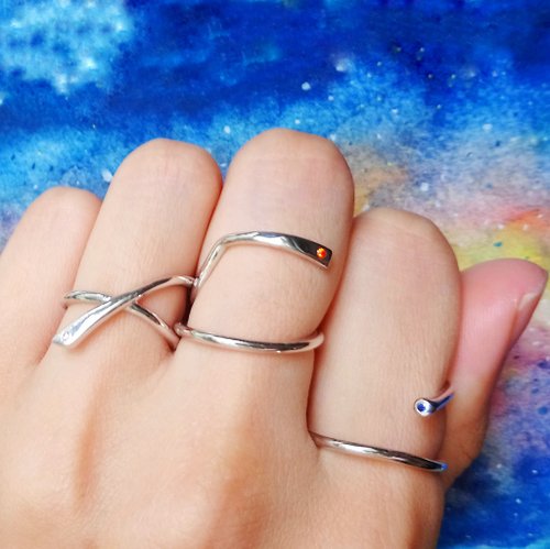 Tamasii Jewellery Show Me Not 隱藏數字純銀戒指 4 5 6