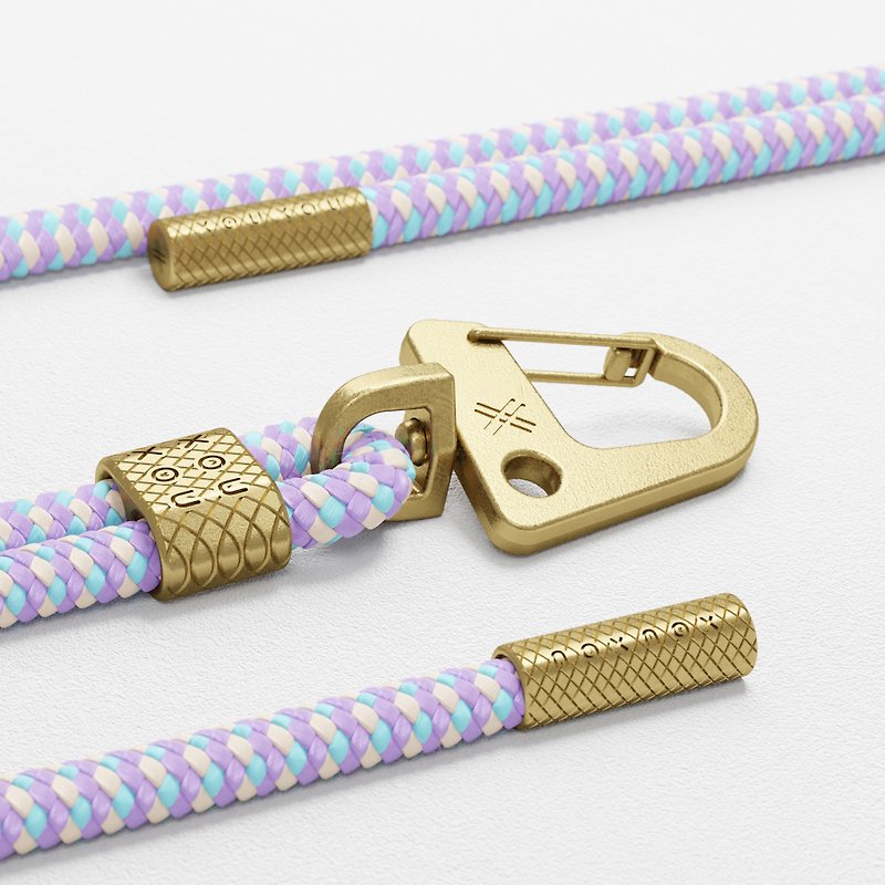 XOUXOU Phone Carabiner Rope - Vibrant Pastel - Phone Accessories - Nylon Khaki