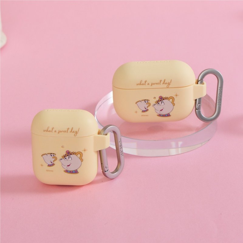 Disney公主-茶壺太太與茶杯阿齊款強悍防摔AirPods保護套 - AirPods/耳機保護套 - 塑膠 多色