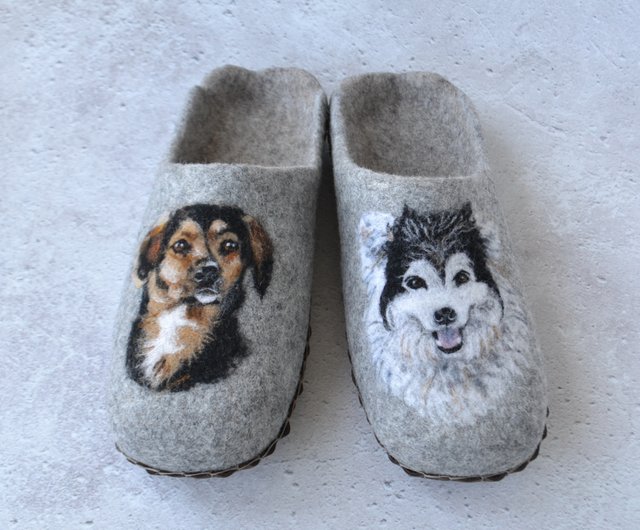 Your dog hot sale on slippers