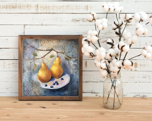 家の装飾アート静物画油原画果物の絵 - ショップ ArtLolitaRos