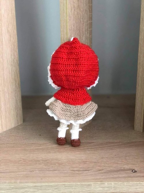 マイセン 手捻り人形 赤頭巾ちゃん かぎ針編みの人形赤頭巾ちゃん - ショップ aaniaacrochet 人形