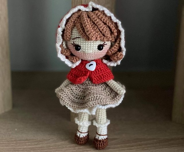 Amigurumi Pattern Doll Crochet for Little Red Riding Hood PDF 
