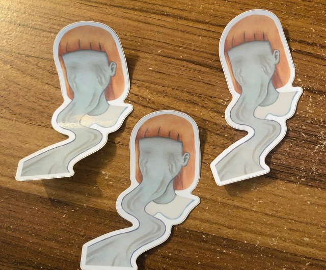 イラストレーターステッカー // 防水 - ショップ Itzan 一隻椅子