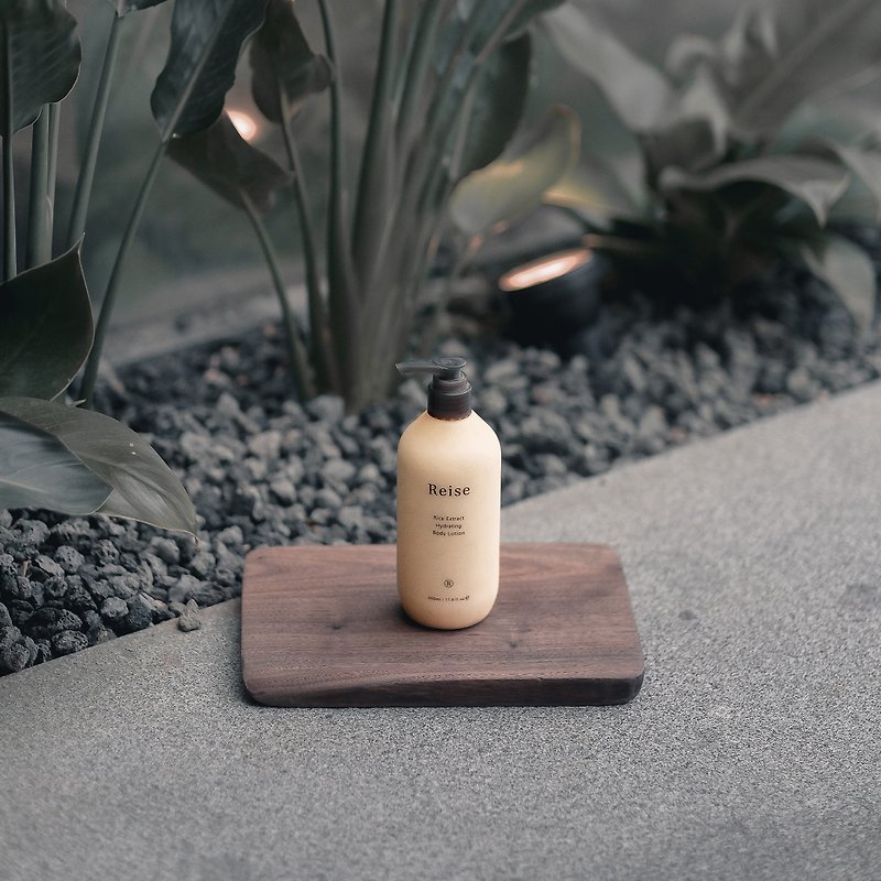 Reise 米膚 保濕身體乳液 350ml - 沐浴露/番梘 - 環保材質 咖啡色