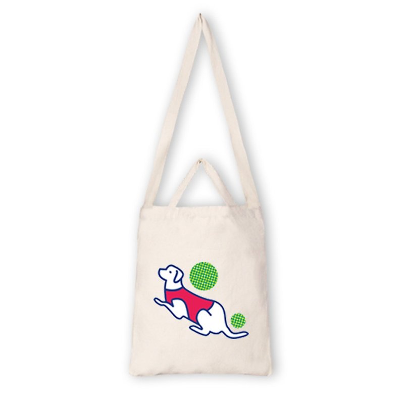 [Doing public welfare with dogs] Love and Trust I Series | Straight Canvas Tote Bag - กระเป๋าถือ - ผ้าฝ้าย/ผ้าลินิน 