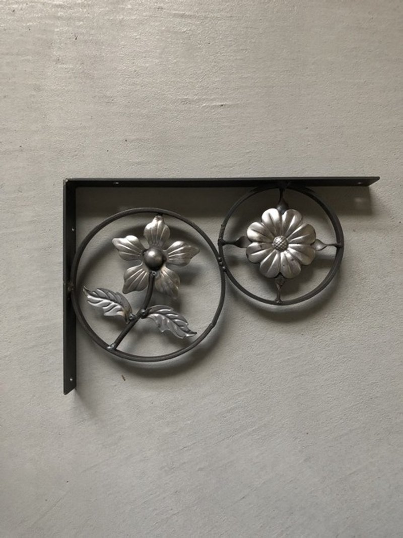 Limited FI-1 Iron Shelf Bracket Angle Welding Decoration L-Shaped Angle Welding Materials Flower lover Industrial - Other - Wood 