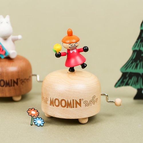 Wooderful life 【小不點】 Moomin 手搖上下動 音樂盒 | Wooderful life