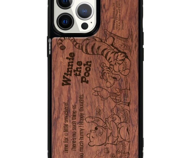DEVISE WORKS iPhone14ケース 木製彫刻デザイン 美品